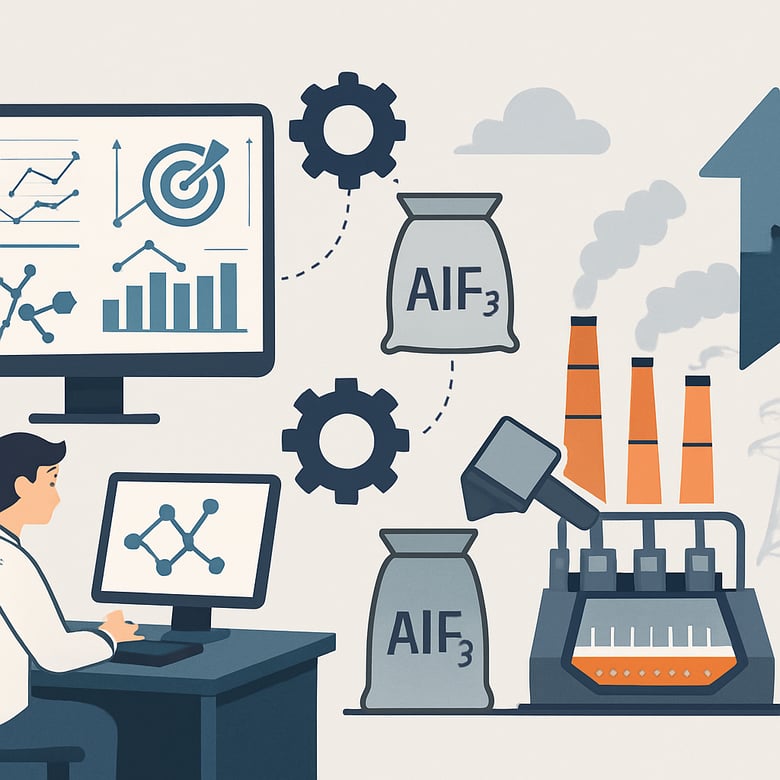 Data-Driven Optimization of AlF₃ Feed Strategy for Enhanced Efficiency in Aluminium Smelters