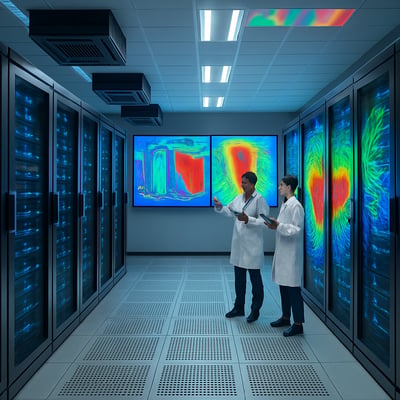 Simulating Data Centers using CoolSim-featured