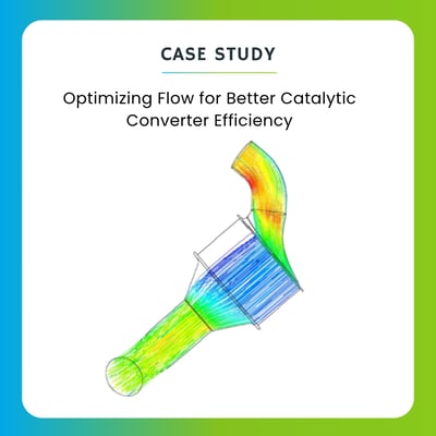 Flow Distribution in Catalytic Converter-featured