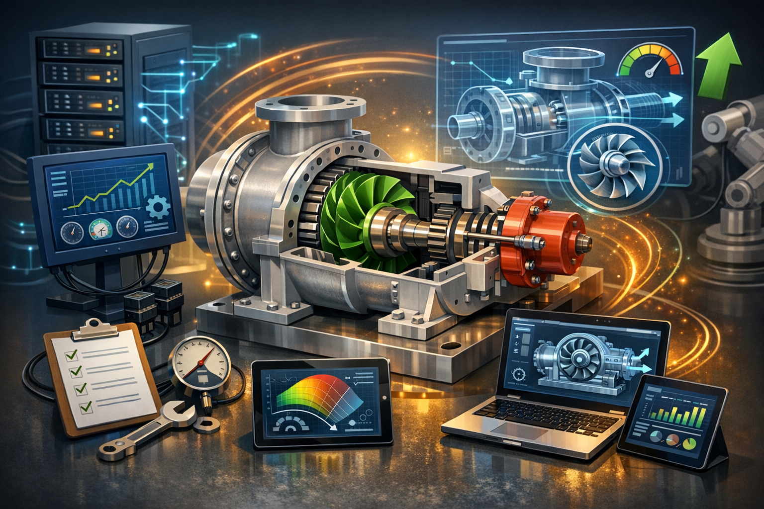 Performance Optimization in Process Compressors