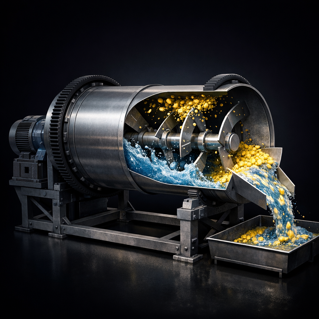 Solid-liquid mixing in rotary drums