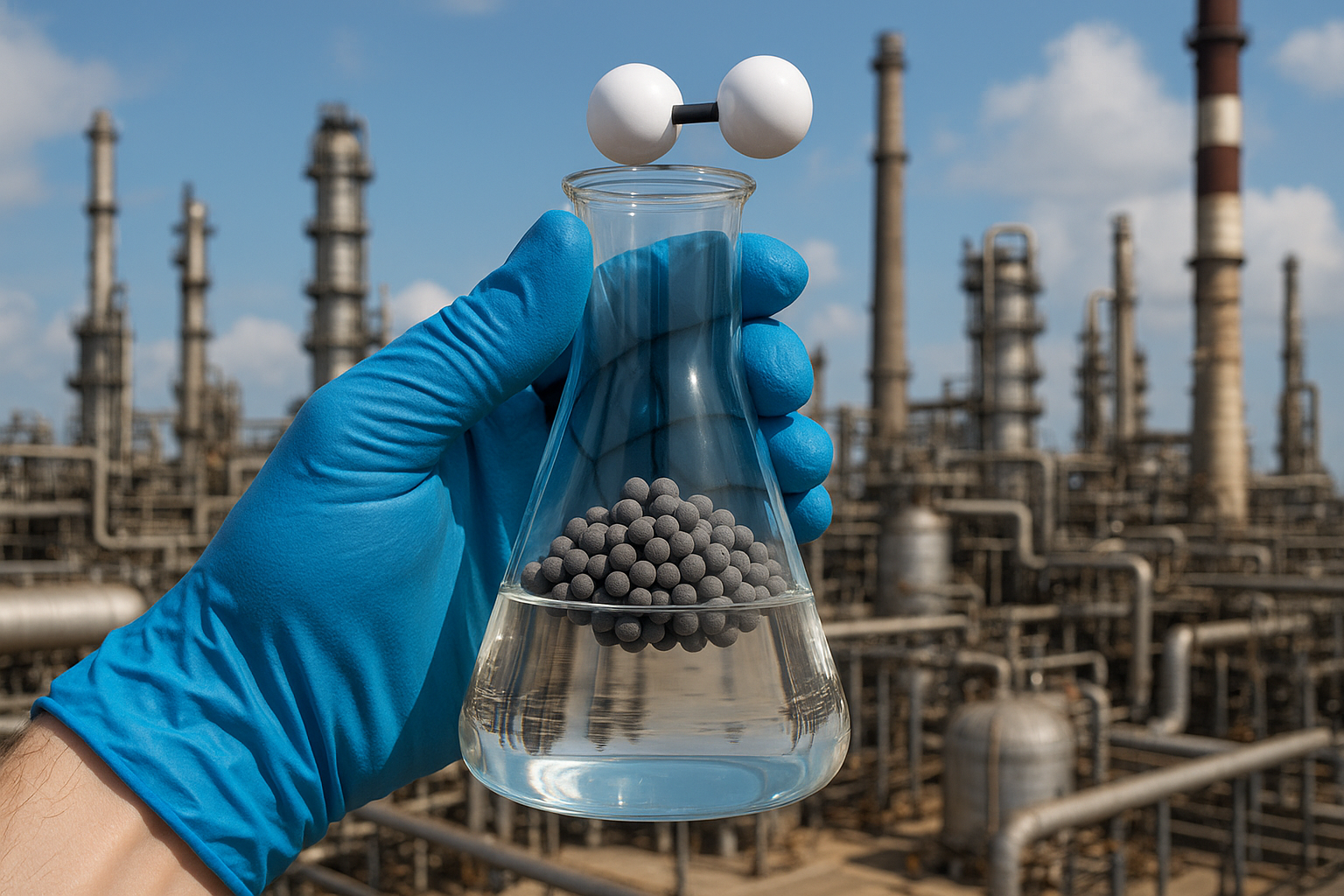 Catalyst  hydrogen in oil and gas refinery